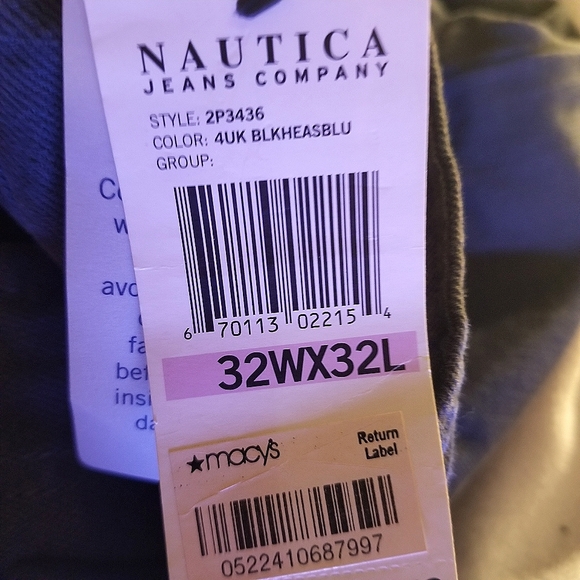 NWT, Nautica Men's Jeans - Picture 7 of 8